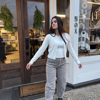 Snowfall Knit Button Down Sweater