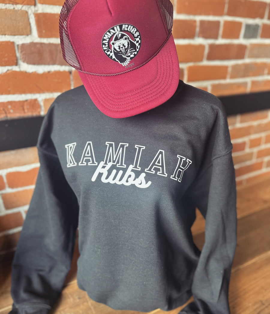 Kamiah Kubs Black Crewneck Sweatshirt