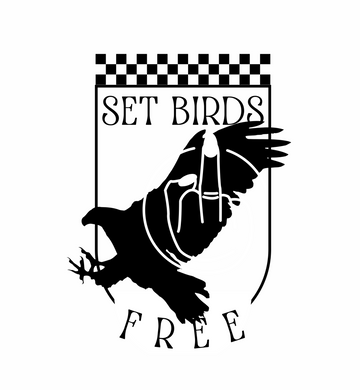 Set Birds Free Middle Finger Graphic