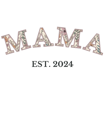 Mama Flower (custom Year) Graphic