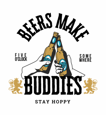 Beers Make Buddies Graphic