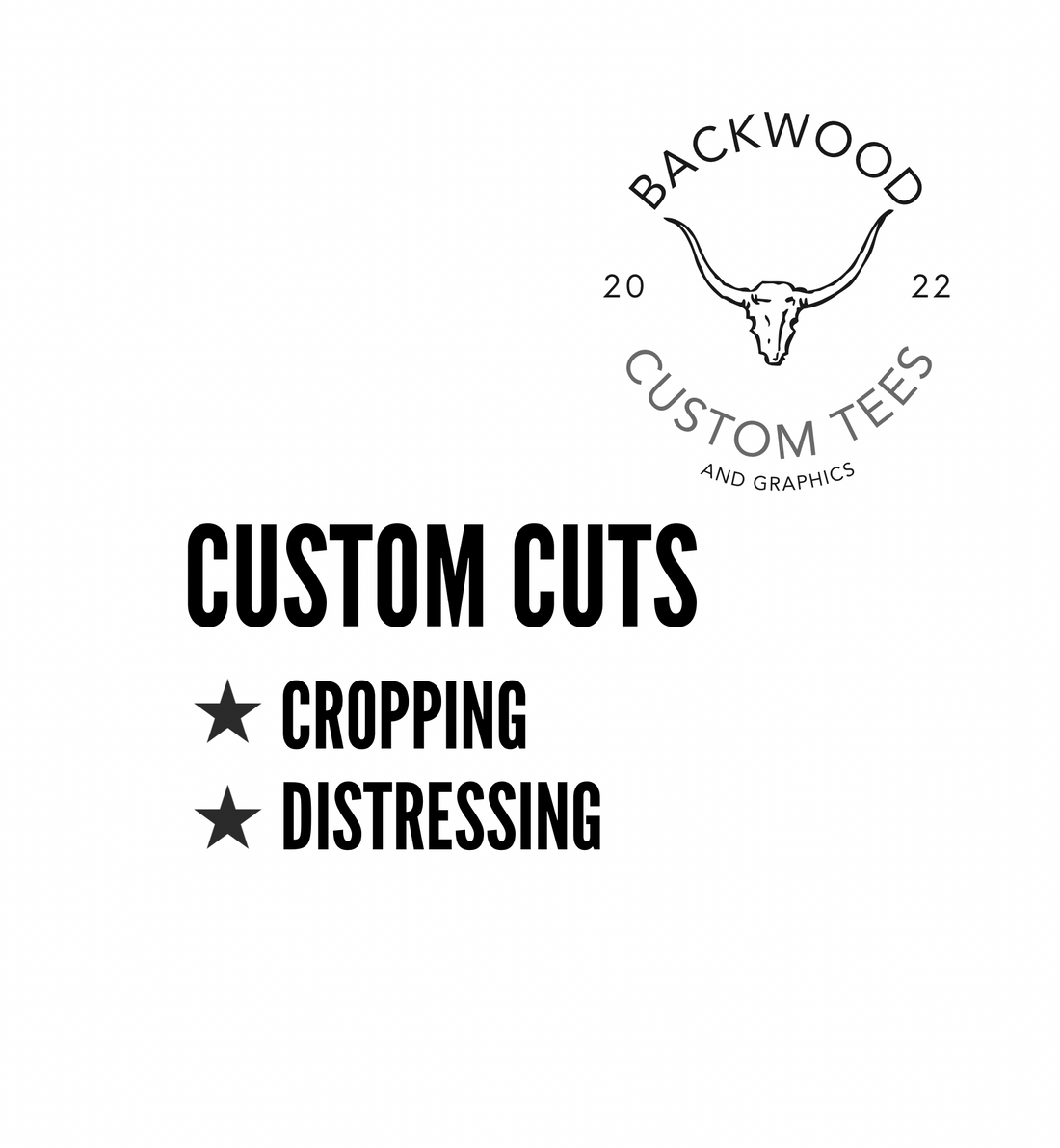 Custom Cuts Add Distressing or Crop Your Apparel