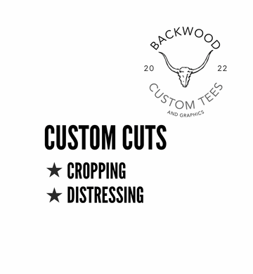 Custom Cuts Add Distressing or Crop Your Apparel
