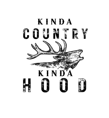 Kinda Country Kinda Hood Elk Graphic