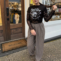 Don’t Do Shit Things Hand Bleached Raw Hem Tee