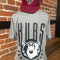 Kamiah Idaho Kubs Grey Tee Ready to Ship