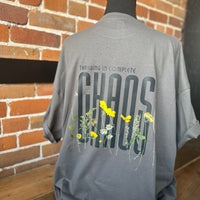 Thriving in Complete Chaos Grey Pocket Tee