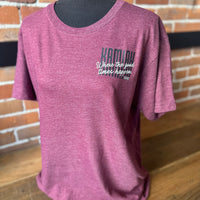 Kamiah Idaho Where the Good Times Happen Maroon Tee