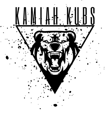 Kamiah Kub Bear Triangle Splatter Graphic