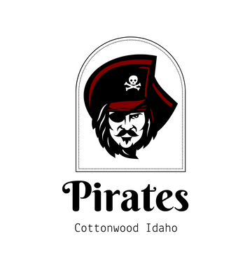 Pirates Cottonwood Idaho Arched Pirate Graphic