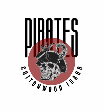 Pirates Cottonwood Idaho Skull Pirate Graphic